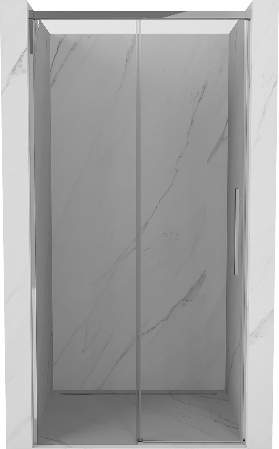 Mexen Rox drzwi prysznicowe rozsuwane 120 cm, transparent, chrom - 8C2-120-000-01-00
